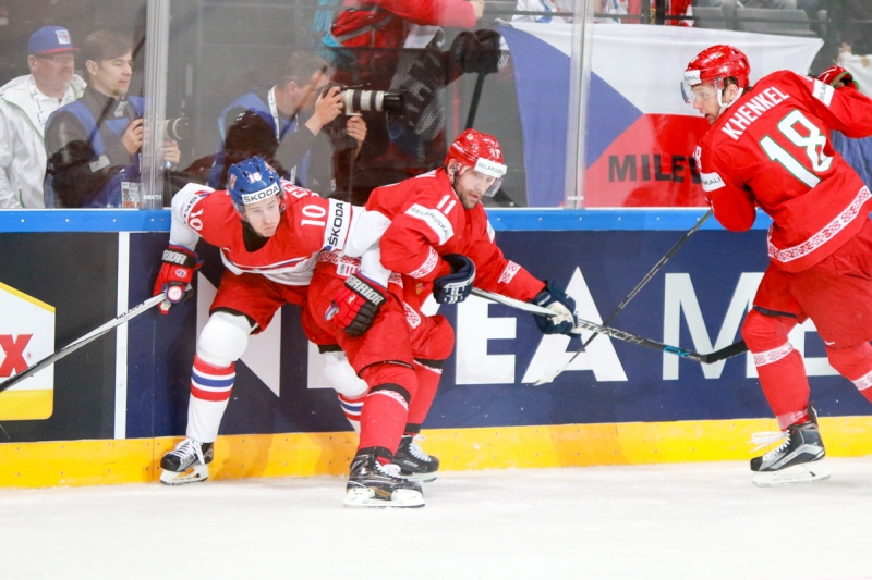 Photo hockey Championnats du monde -  : Bilorussie (BLR) vs Rpublique Tchque (CZE) - La Rpublique Tchque se rassure