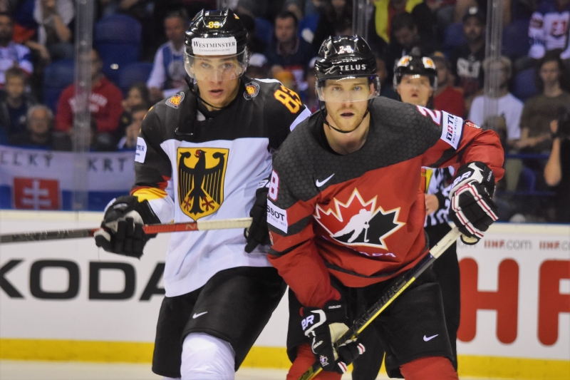 Photo hockey Championnats du monde -  : Canada (CAN) vs Allemagne (GER) - L