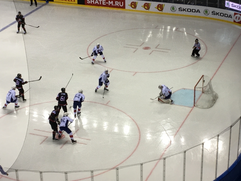 Photo hockey Championnats du monde -  : Canada (CAN) vs France (FRA) - La France joue avec ses armes