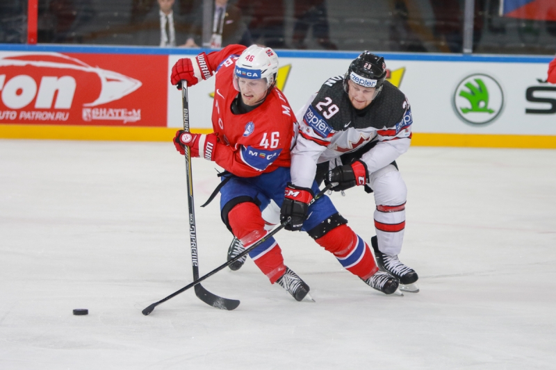 Photo hockey Championnats du monde -  : Canada (CAN) vs Norvge (NOR) - Le Canada droule