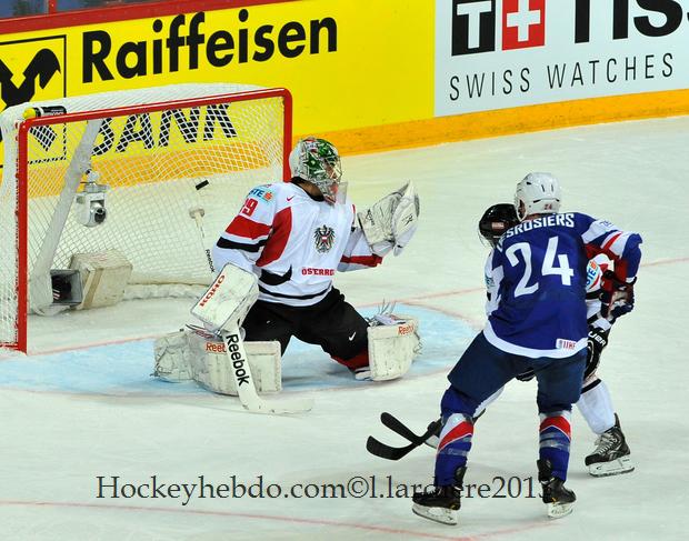 Photo hockey Championnats du monde -  : France (FRA) vs Autriche (AUT) - Mondial 13 : La France s