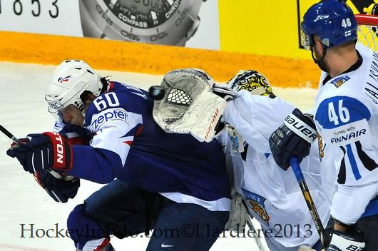 Photo hockey Championnats du monde -  : France (FRA) vs Finlande (FIN) - Mondial 13 : Finalement logique