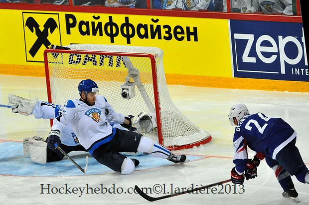 Photo hockey Championnats du monde -  : France (FRA) vs Finlande (FIN) - Mondial 13 : Finalement logique