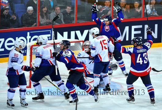 Photo hockey Championnats du monde -  : France (FRA) vs Slovaquie (SVK) - Mondial 13 : Pas de miracle