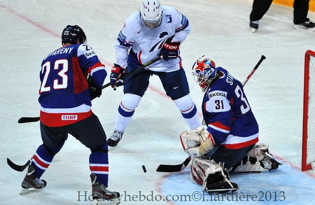 Photo hockey Championnats du monde -  : France (FRA) vs Slovaquie (SVK) - Mondial 13 : Pas de miracle