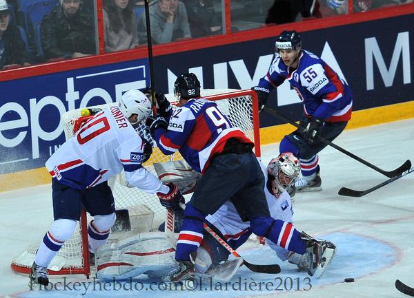 Photo hockey Championnats du monde -  : France (FRA) vs Slovaquie (SVK) - Mondial 13 : Pas de miracle