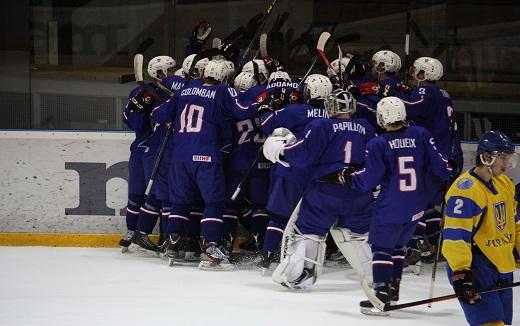 Photo hockey Championnats du monde -  : France U20 vs Ukraine (UKR) - Souffrir pour vaincre