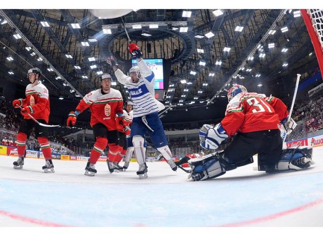 Photo hockey Championnats du monde -  : Hongrie (HUN) vs France (FRA) - Les Bleus se relancent