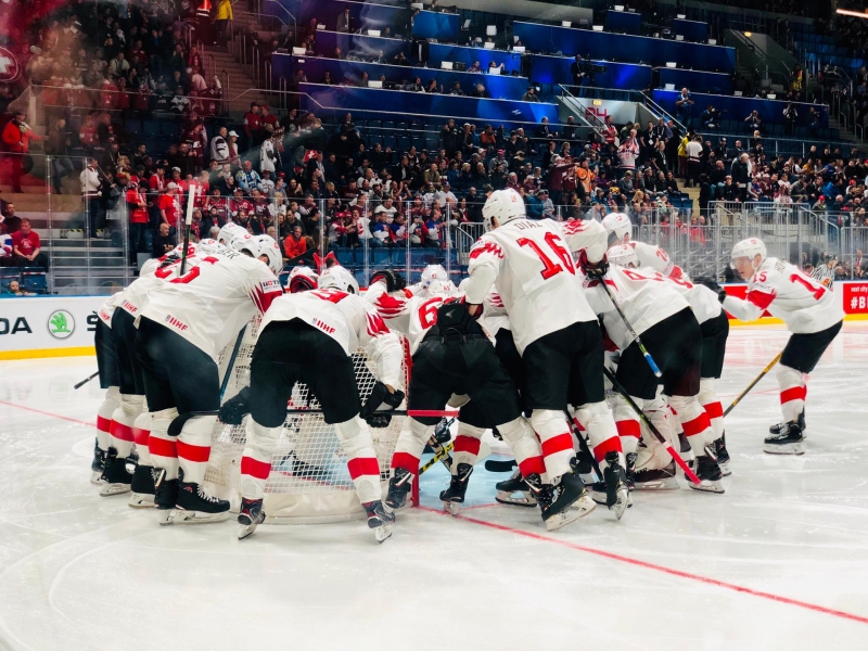 Photo hockey Championnats du monde -  : Lettonie (LAT) vs Suisse (SUI) - La Suisse se rassure