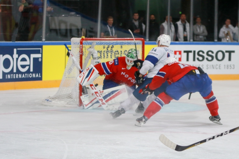 Photo hockey Championnats du monde -  : Norvge (NOR) vs France (FRA) - Les Bleus se compliquent la tche !