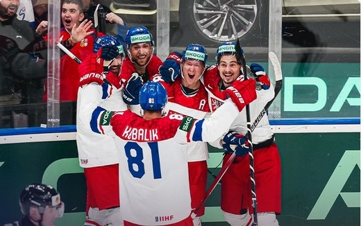 Photo hockey Championnats du monde -  : Rpublique Tchque (CZE) vs Finlande (FIN) - Une belle entre pour le pays hte