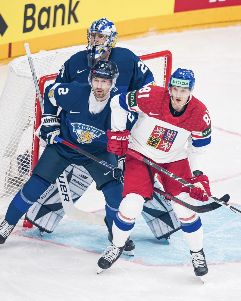 Photo hockey Championnats du monde -  : Rpublique Tchque (CZE) vs Finlande (FIN) - Une belle entre pour le pays hte