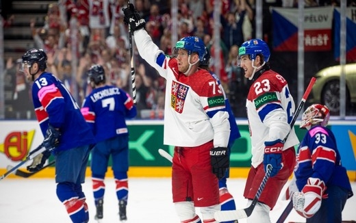 Photo hockey Championnats du monde -  : Rpublique Tchque (CZE) vs Grande Bretagne (GBR) - Rien de plus logique