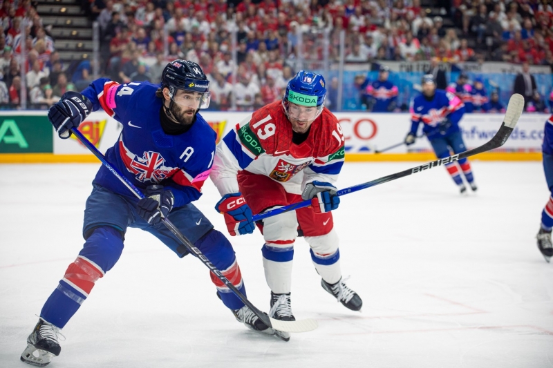 Photo hockey Championnats du monde -  : Rpublique Tchque (CZE) vs Grande Bretagne (GBR) - Rien de plus logique