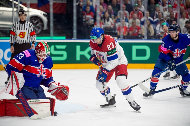 Photo hockey Championnats du monde -  : Rpublique Tchque (CZE) vs Grande Bretagne (GBR) - Rien de plus logique