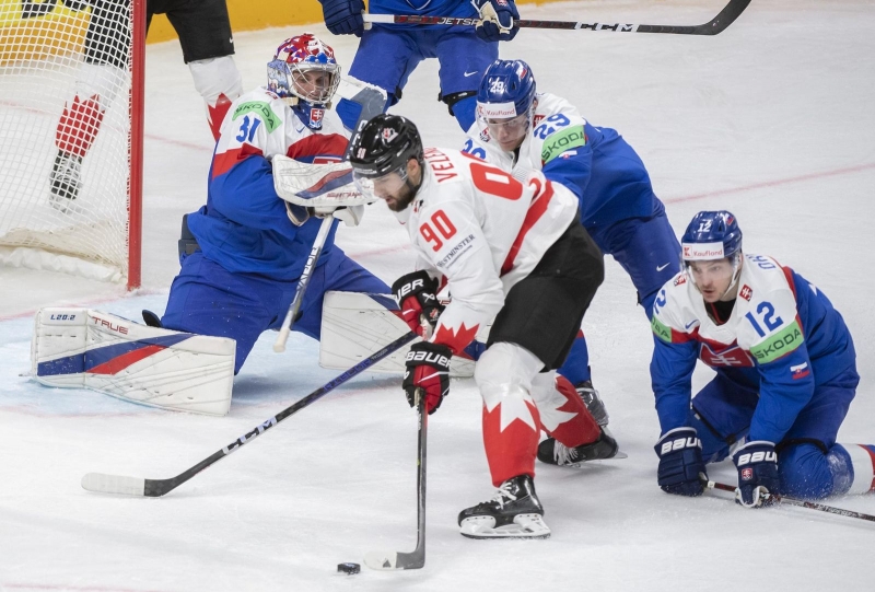 Photo hockey Championnats du monde -  : Slovaquie (SVK) vs Canada (CAN) - Mondial 23 : Il fallait bien un vainqueur