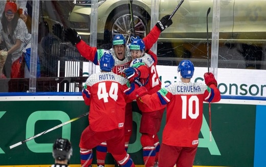Photo hockey Championnats du monde -  : Sude (SWE) vs Rpublique Tchque (CZE) - La Rpublique renverse les trois couronnes