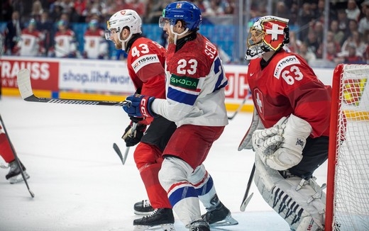 Photo hockey Championnats du monde -  : Suisse (SUI) vs Rpublique Tchque (CZE) - Les htes fusills