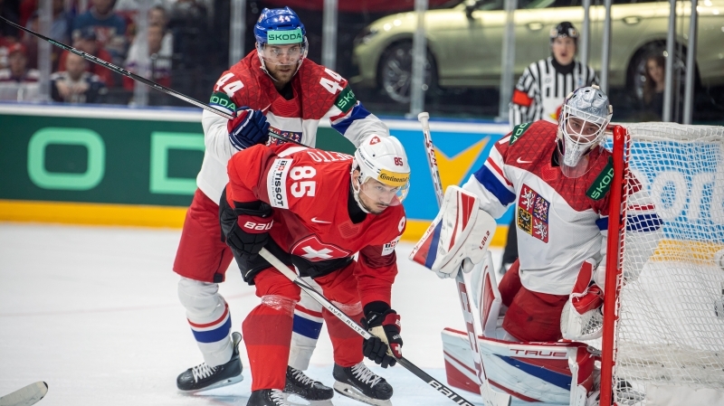 Photo hockey Championnats du monde -  : Suisse (SUI) vs Rpublique Tchque (CZE) - Les htes fusills