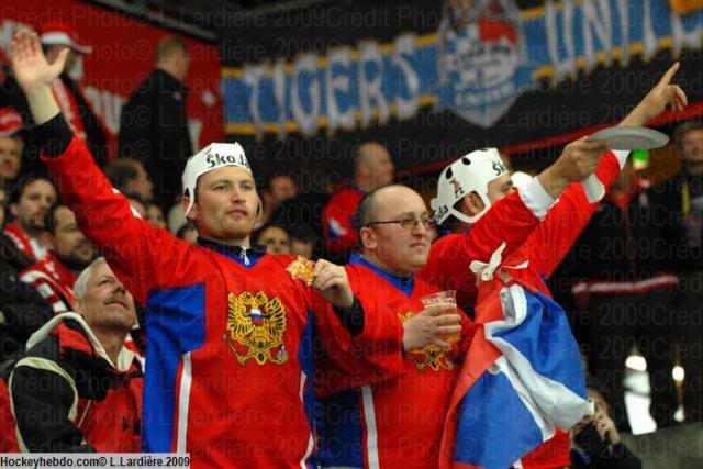 Photo hockey Championnats du monde - Championnats du monde - CM09 Qualif J1: La Russie bat la Sude