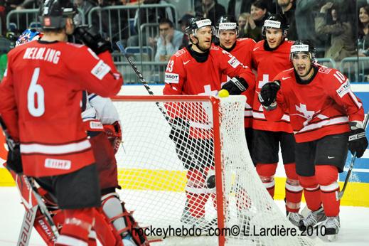 Photo hockey Championnats du monde - Championnats du monde - Hockey mondial 10: La Suisse invaincue