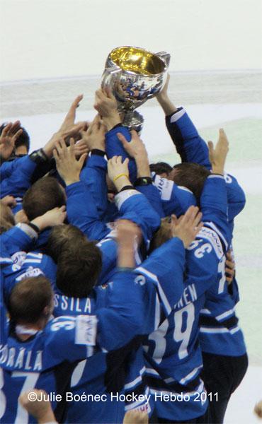 Photo hockey Championnats du monde - Championnats du monde - Mondial 2011 :  La Finlande vaut de lor 