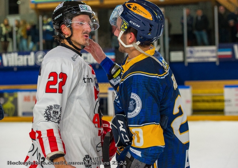 Photo hockey Coupe de France - Coupe de France - 1/16 de Finale : Villard-de-Lans vs Nice - Les Ours pas loin de l