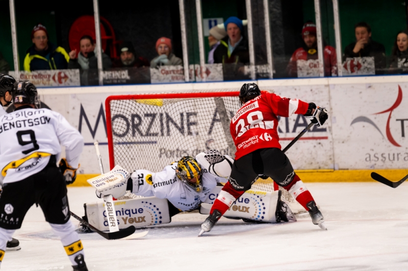 Photo hockey Coupe de France - Coupe de France - 1/4 de Finale : Morzine-Avoriaz vs Rouen - Srieux Dragons face  Morzine!