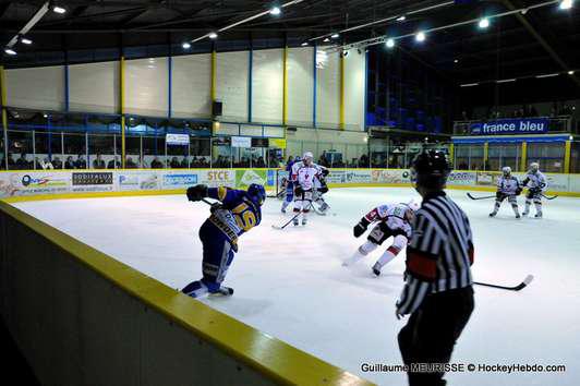 Photo hockey Coupe de France - Coupe de France : 1/4 finale  : Dijon  vs Brianon  - La route de Bercy passe par l