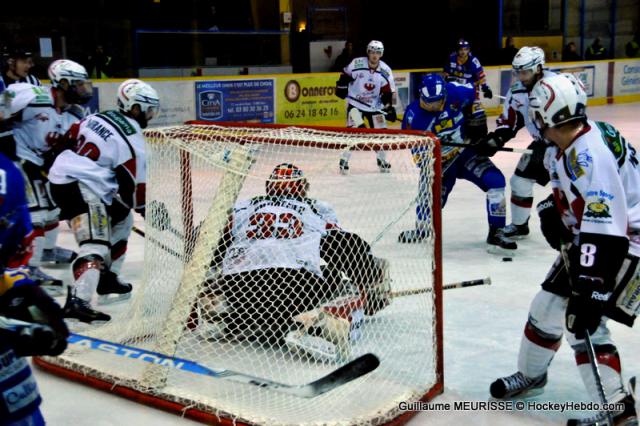 Photo hockey Coupe de France - Coupe de France : 1/4 finale  : Dijon  vs Brianon  - La route de Bercy passe par l