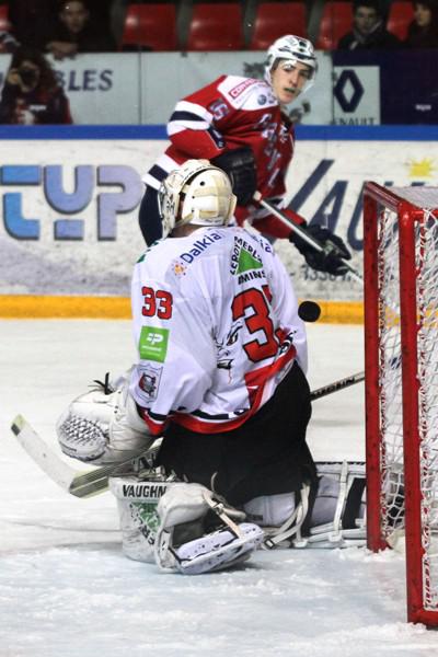 Photo hockey Coupe de France - Coupe de France : 1/4 finale  : Grenoble  vs Amiens  - Grenoble-Amiens : feu d