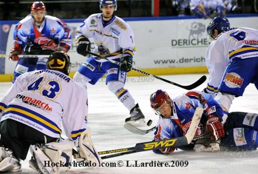 Photo hockey Coupe de France - Coupe de France : 16me de finale : Lyon vs Villard-de-Lans - Quand le petit poucet nest pas celui que lon croit ! 