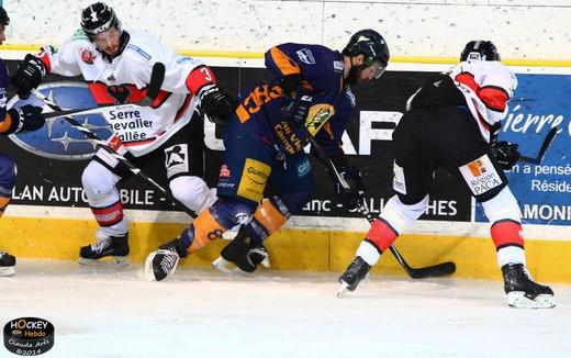 Photo hockey Coupe de France - Coupe de France 1/8mes de finale : Chamonix  vs Brianon  - Brianon se qualifie pour les quarts