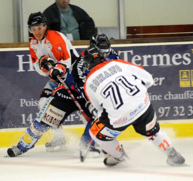 Photo hockey Coupe de la Ligue ARCHIVES - CDL 1/8 - 4me journe : Caen  vs Tours  - Tours passe les Drakkars