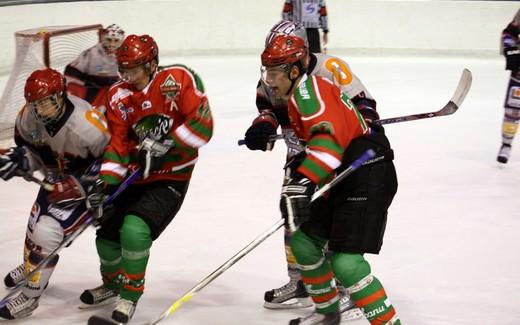 Photo hockey Coupe de la Ligue ARCHIVES - Coupe de la Ligue  : 1/8 4me journe : Mont-Blanc vs Grenoble  - Mont-Blanc - Grenoble en images