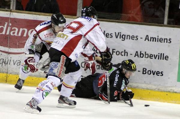 Photo hockey Coupe de la Ligue ARCHIVES - Coupe de la Ligue : 1/2, aller : Amiens  vs Morzine-Avoriaz - Pas si manchots que a