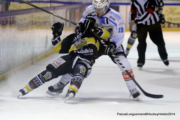 Photo hockey Coupe de la Ligue ARCHIVES - Coupe de la Ligue : 1/2 retour : Rouen vs Gap  - CDL : Rouen  la dfense du titre.