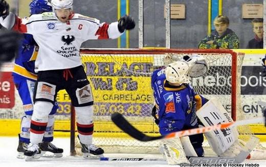 Photo hockey Coupe de la Ligue ARCHIVES - Coupe de la Ligue : 1/4 retour : Dijon  vs Brianon  - Dans l