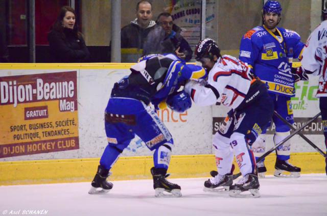 Photo hockey Coupe de la Ligue ARCHIVES - Coupe de la Ligue : 1/4 retour : Dijon  vs Grenoble  -  Il n