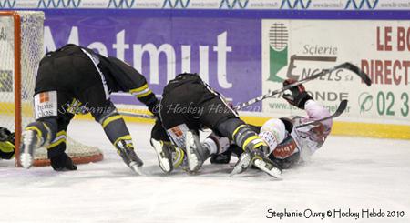 Photo hockey Coupe de la Ligue ARCHIVES - Coupe de la Ligue : 1/4 retour : Rouen vs Amiens  - CDL : Rouen Puissance 6