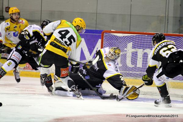 Photo hockey Coupe de la Ligue ARCHIVES - Coupe de la Ligue : 1/8 me, 3me journe : Rouen vs Strasbourg  - CDL : Rouen, dans la douleur et ladversit.