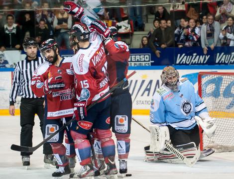 Photo hockey Coupe de la Ligue ARCHIVES - Coupe de la Ligue : 1/8me, 5me  journe : Grenoble  vs Brianon  - Grenoble euphorique !