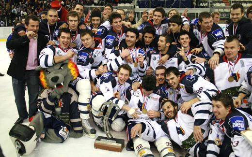 Photo hockey Coupe de la Ligue ARCHIVES - Coupe de la Ligue : finale : Brianon  vs Grenoble  - Puisqu