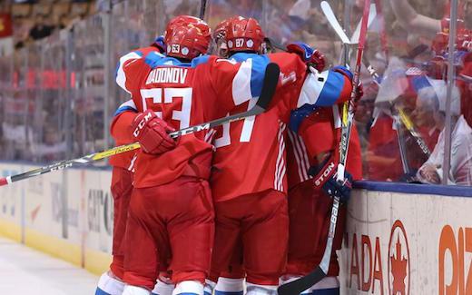 Photo hockey Coupe du Monde - Coupe du Monde - CMH: La Russie rejoint le Canada - La catastrophe Amricaine