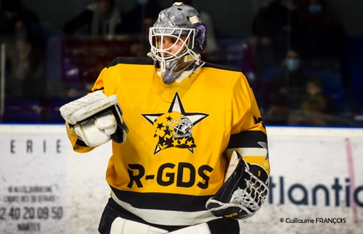 Photo hockey Division 1 -  : Nantes vs Strasbourg  - Nantes Cueilli  froid