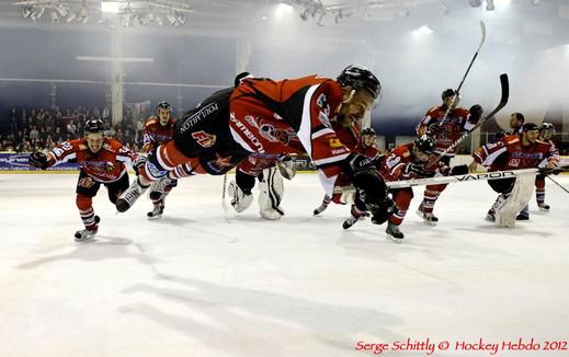 Photo hockey Division 1 - D1 : 1/2 finale, match 2 : Mulhouse vs Brest  - Reportage photos de la rencontre