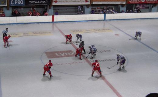 Photo hockey Division 1 - D1 : 17me journe : Valence vs Avignon - La belle pour les Lynx