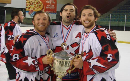 Photo hockey Division 1 - D1 Play Off Finale  - match 2 : Brest  vs Neuilly/Marne - Finale D1: Ractions.