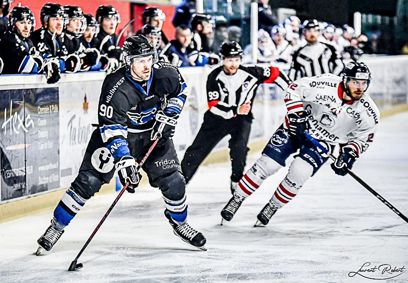 Photo hockey Division 1 - Division 1 - 1/4 de Finale match 1 : Nantes vs Caen  - Nantes l