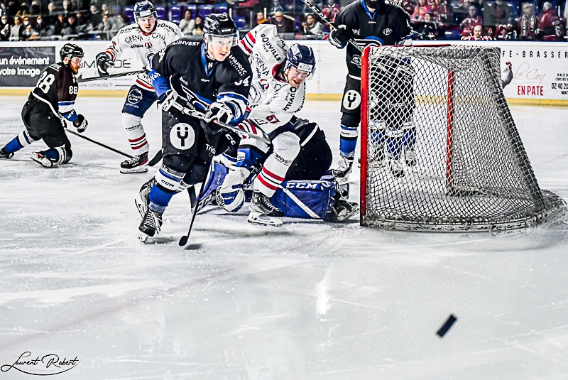 Photo hockey Division 1 - Division 1 - 1/4 de Finale match 1 : Nantes vs Caen  - Nantes l